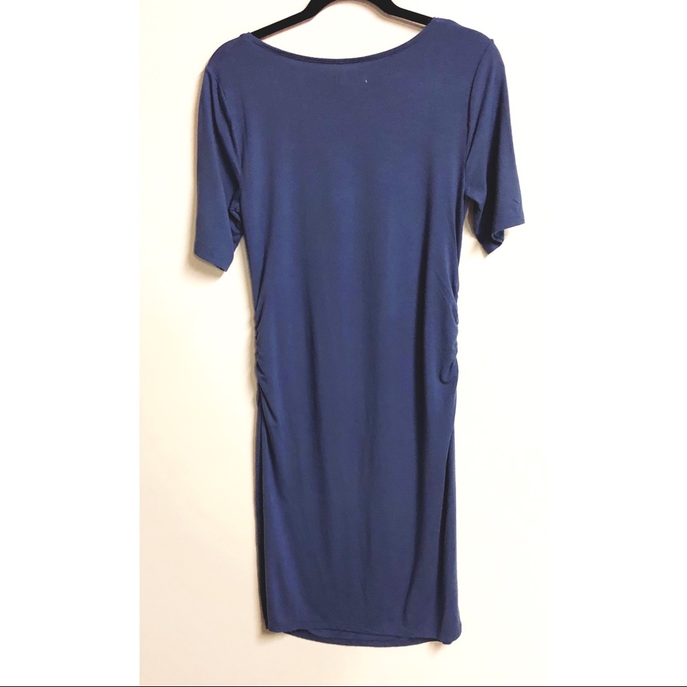 A:glow | runched side maternity dress - Picture 2 of 7